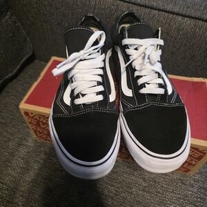 Vans Black and White Sneakers